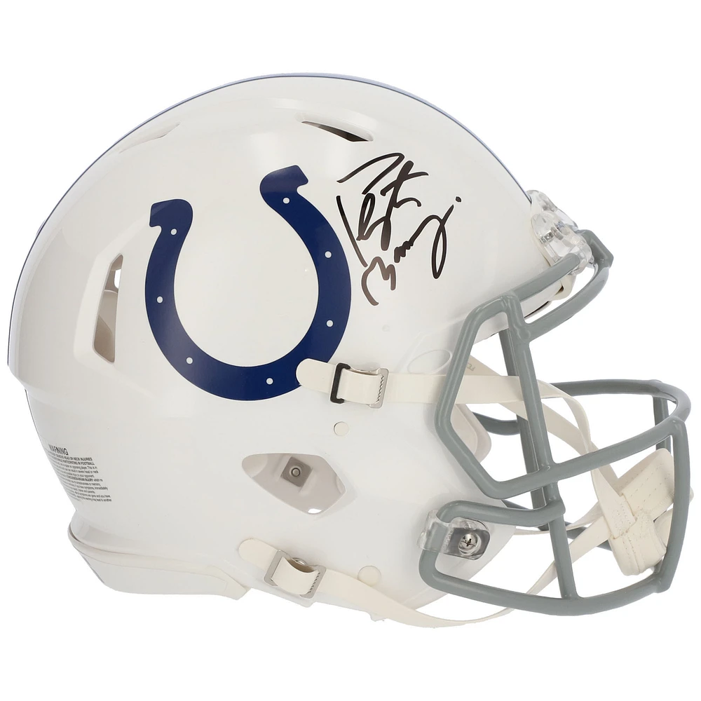 Peyton Manning Indianapolis Colts Autographed Riddell 2020 Speed Authentic Helmet