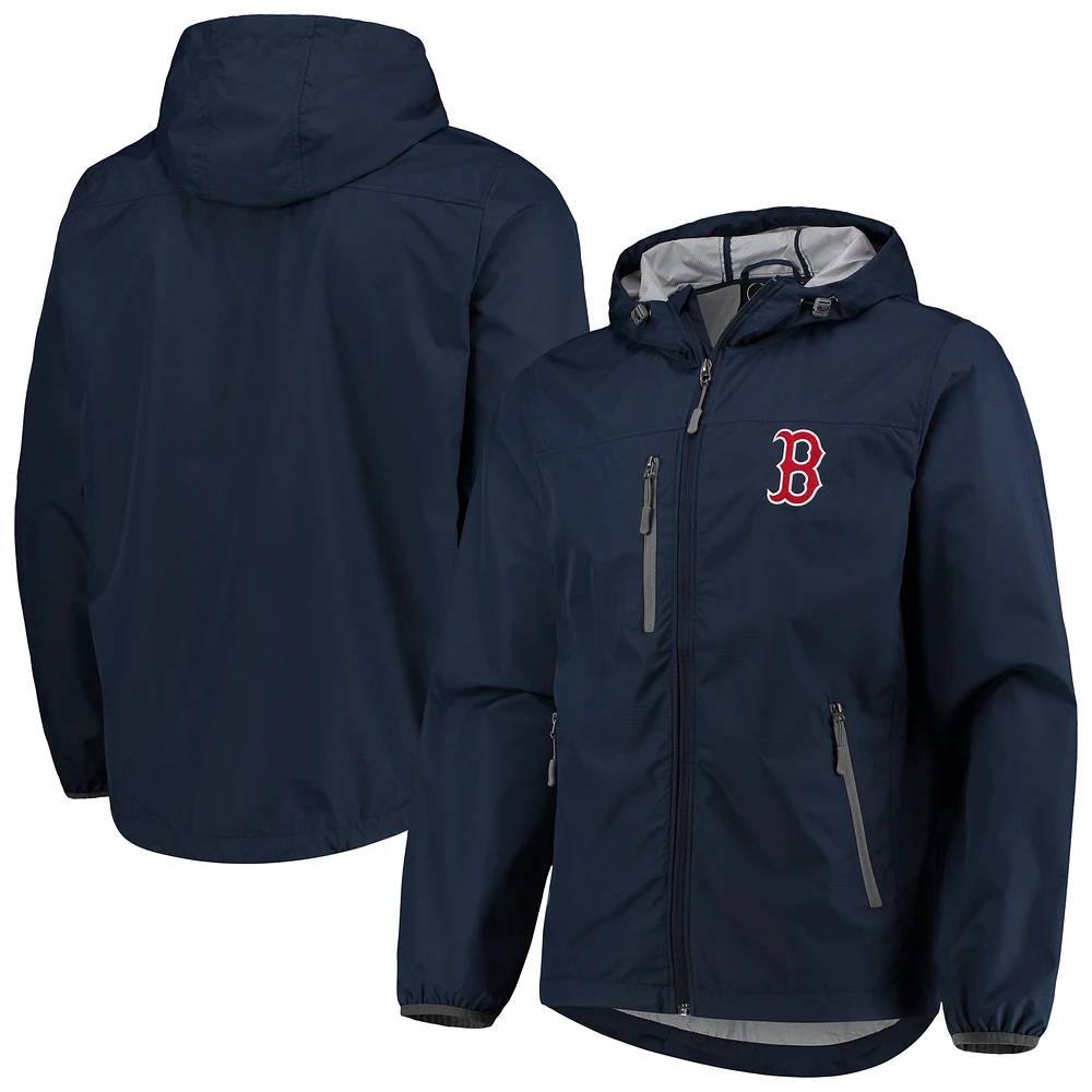 Men's G-III Sports by Carl Banks Navy Boston Red Sox Double Play Lightweight Hoodie Jacket