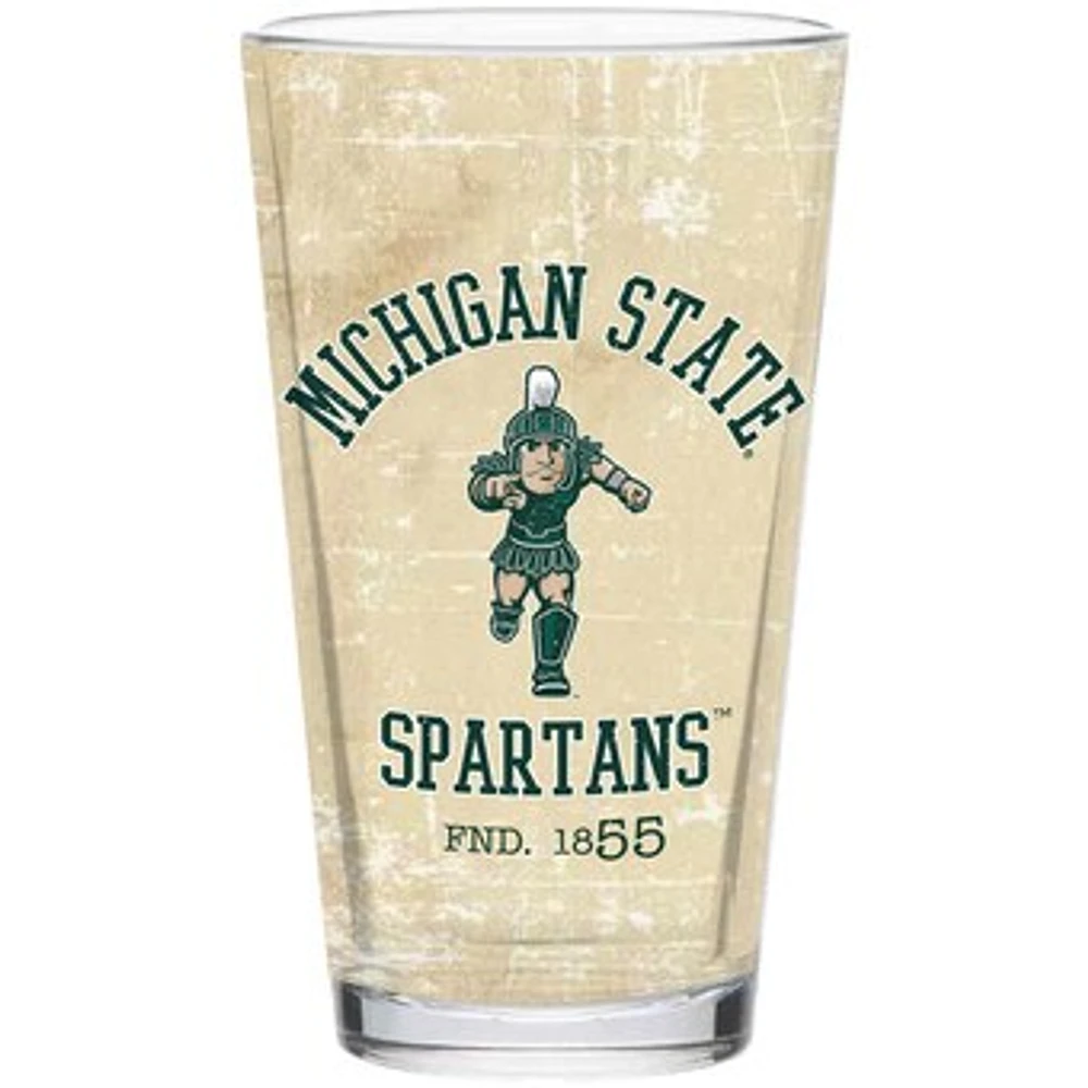 Michigan State Spartans 16oz. Retro Pint Glass