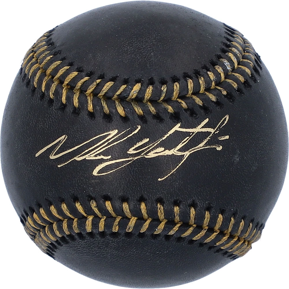 Mike Yastrzemski Kansas City Royals Autographed Black Leather Baseball
