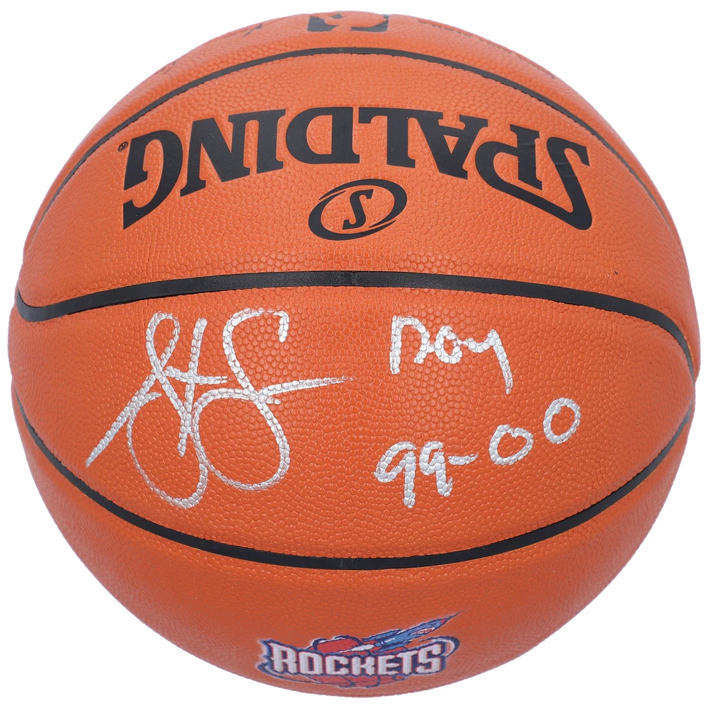 Steve Francis Houston Rockets Autographed Spalding Throwback 1996-2003 Team Logo Basketball