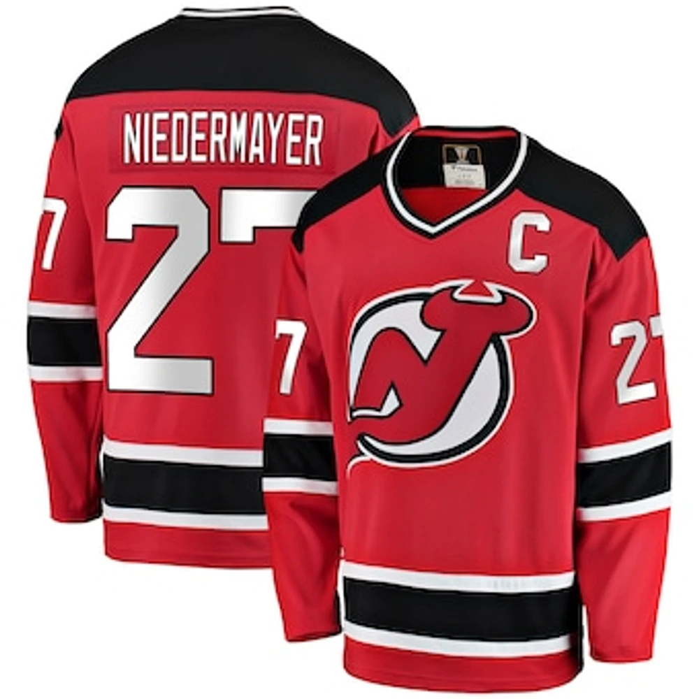 Men's Fanatics Scott Niedermayer Red New Jersey Devils Premier Breakaway Retired Player Jersey