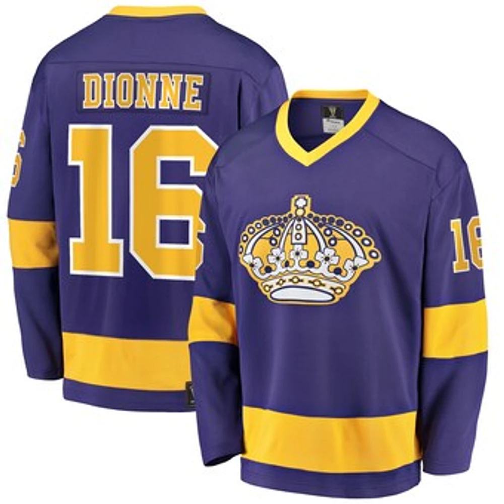 Men's Fanatics Marcel Dionne Purple Los Angeles Kings Premier Breakaway Retired Player Jersey