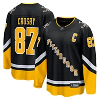 Men's Fanatics Sidney Crosby Black Pittsburgh Penguins Alternate - Premier Breakaway Player Jersey