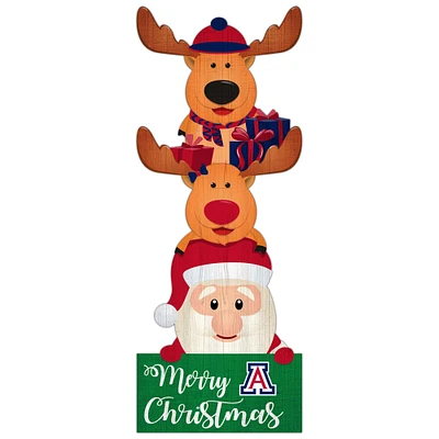 Arizona Wildcats 31'' Santa Stack Leaner