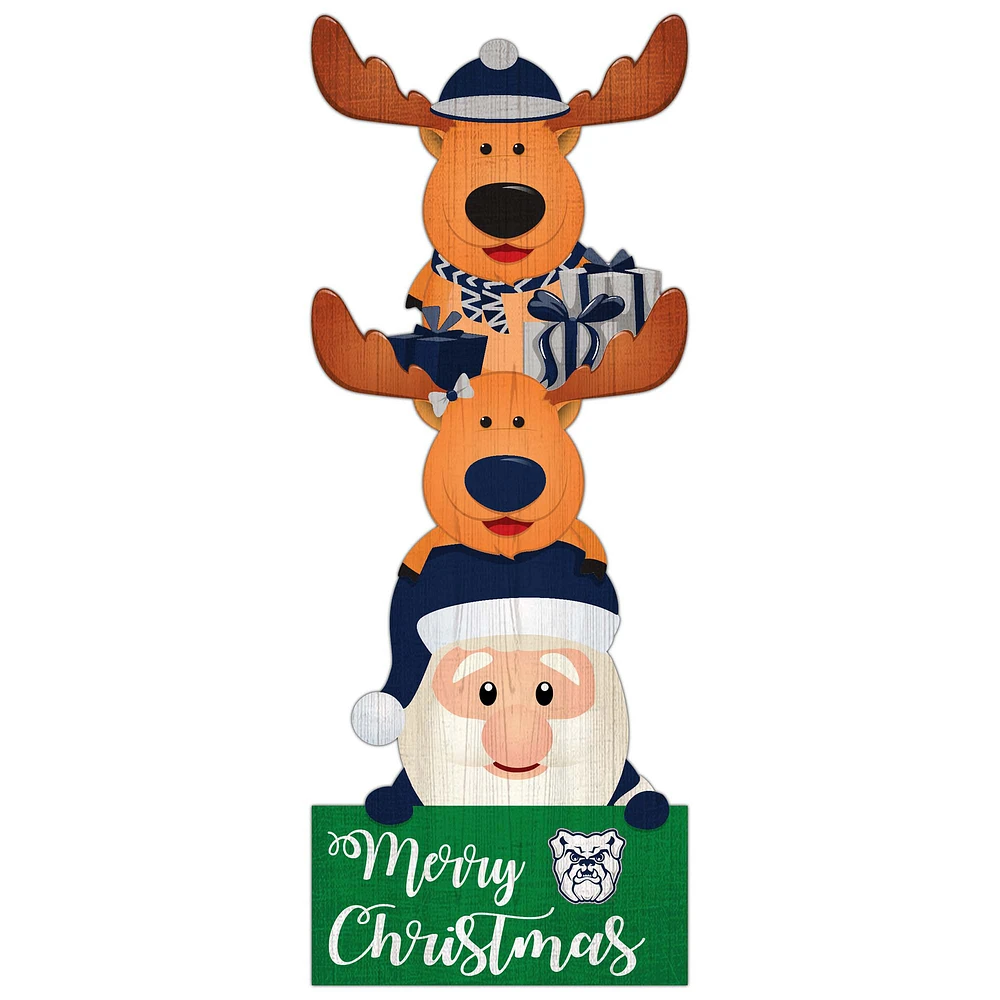 Butler Bulldogs 31'' Santa Stack Leaner