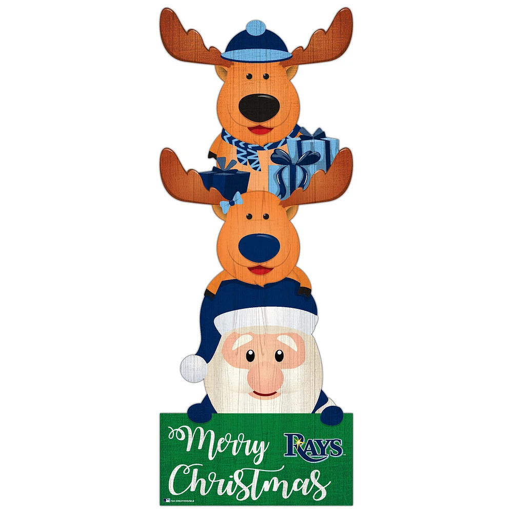 Tampa Bay Rays 31'' Santa Stack Leaner