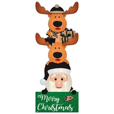 Anaheim Ducks 31'' Santa Stack Leaner