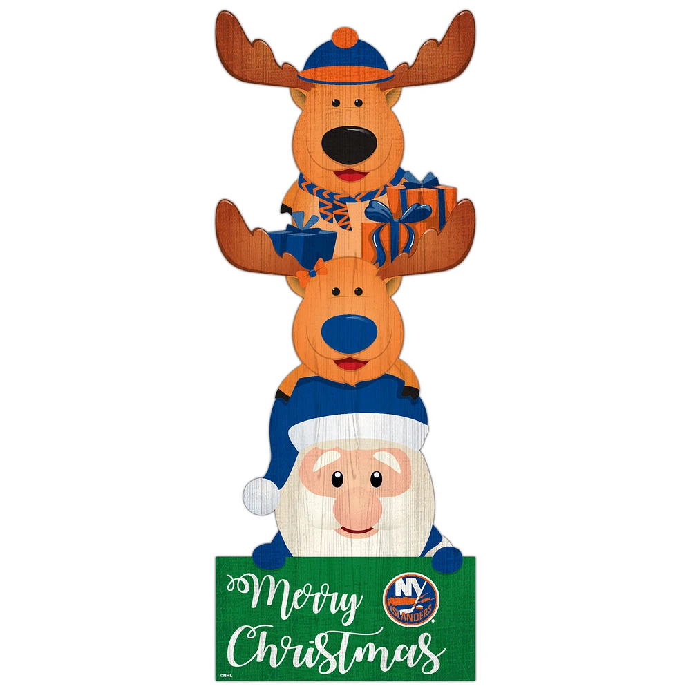 New York Islanders 31'' Santa Stack Leaner