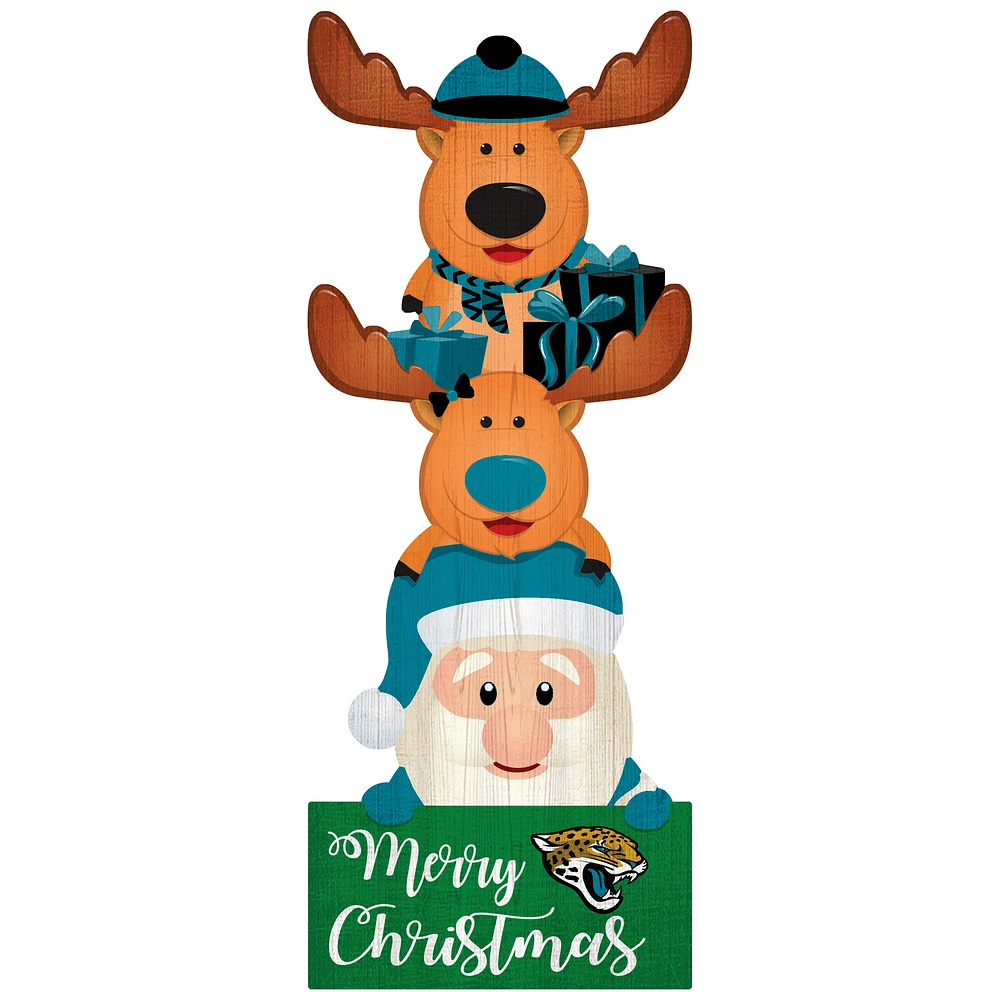 Jacksonville Jaguars 31'' Santa Stack Leaner