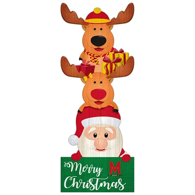 Maryland Terrapins 31'' Santa Stack Leaner