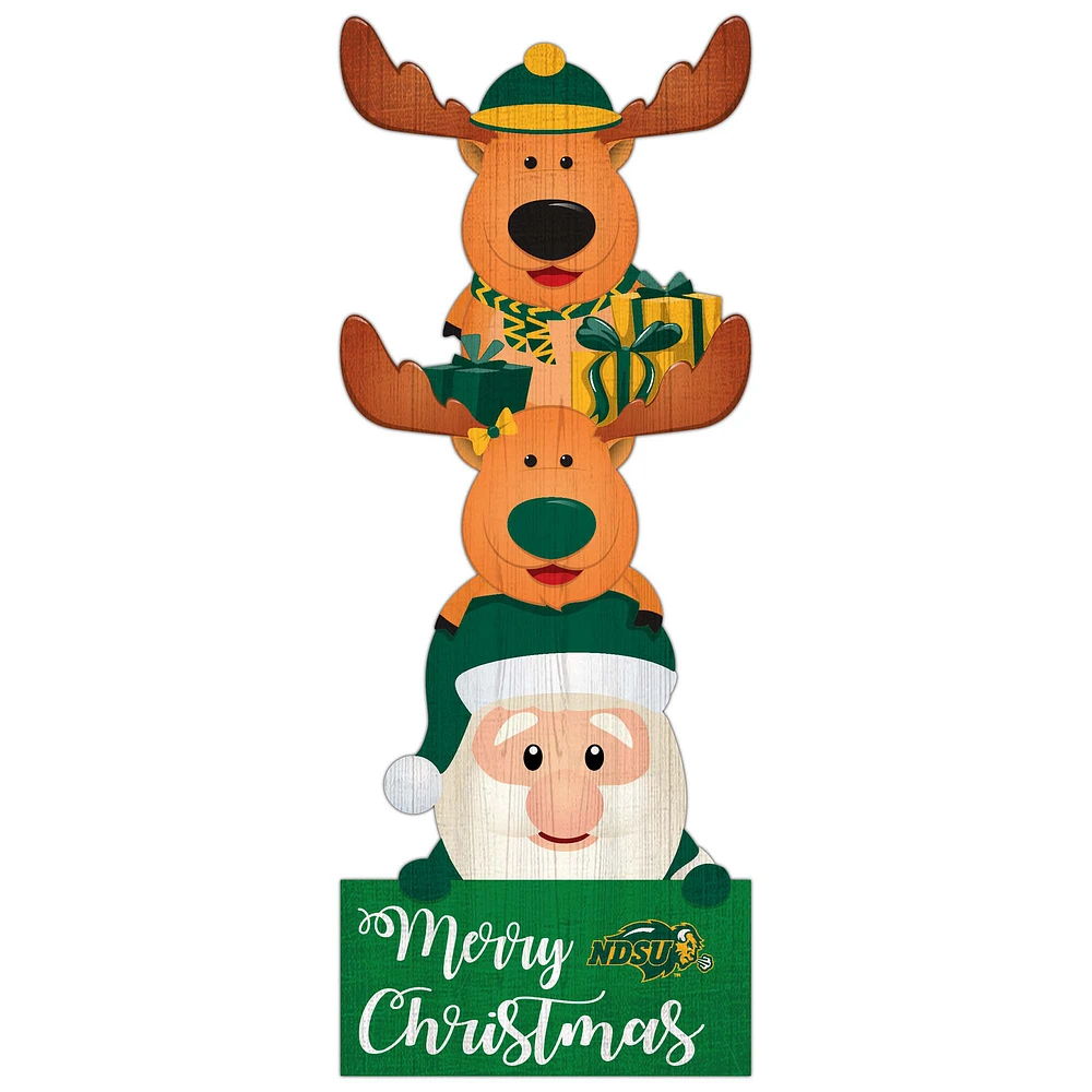 NDSU Bison 31'' Santa Stack Leaner