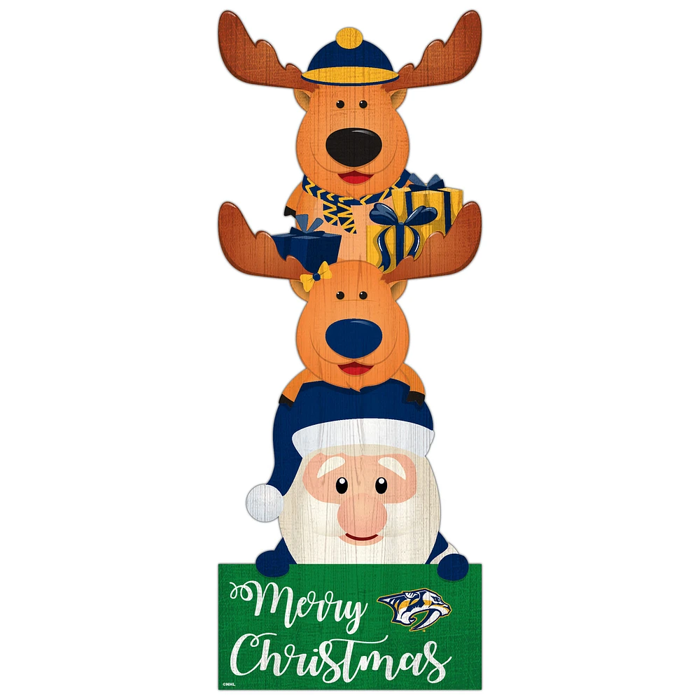 Nashville Predators 31'' Santa Stack Leaner