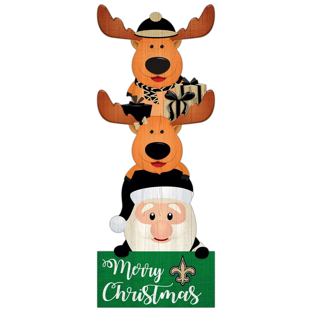 New Orleans Saints 31'' Santa Stack Leaner