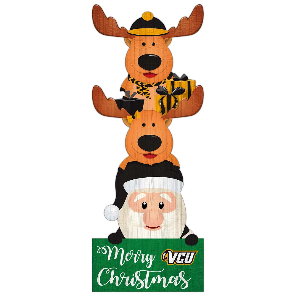 VCU Rams 31'' Santa Stack Leaner
