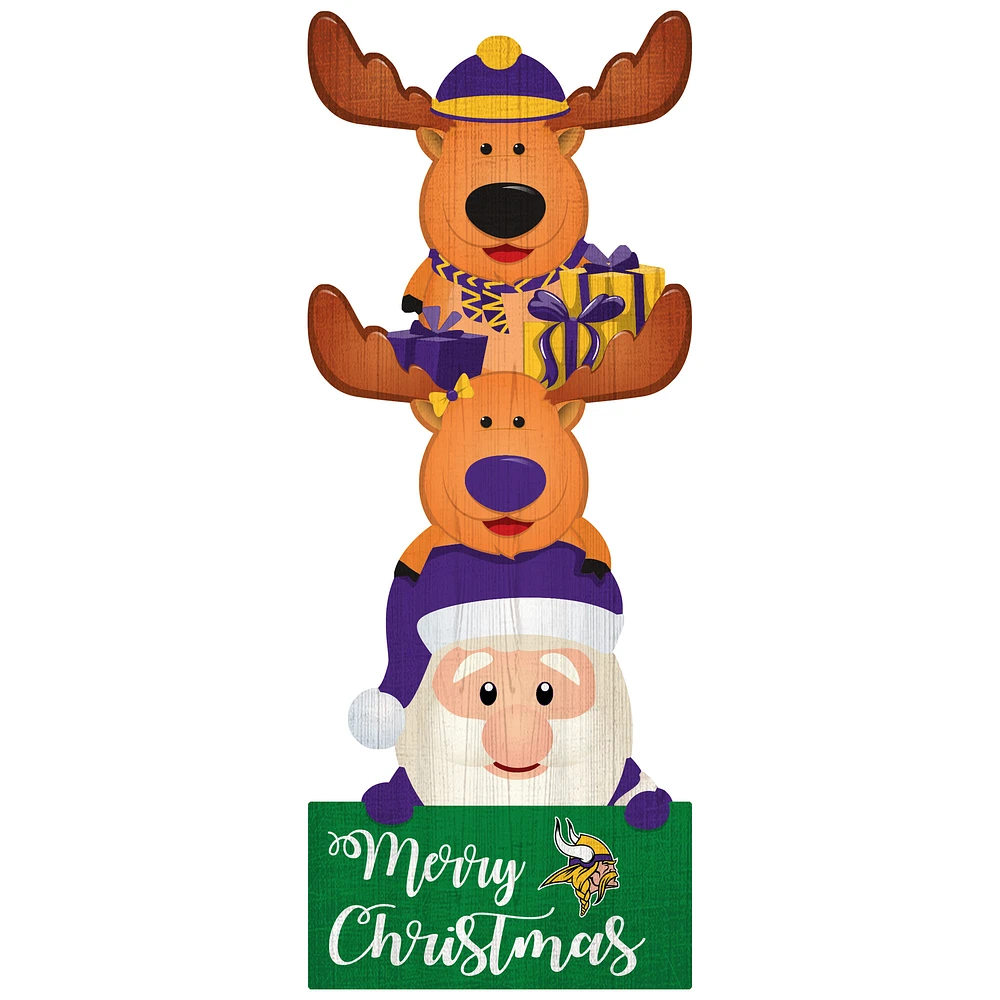 Minnesota Vikings 31'' Santa Stack Leaner