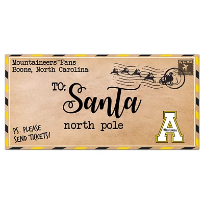 Appalachian State Mountaineers 6'' x 12'' Letter to Santa Sign