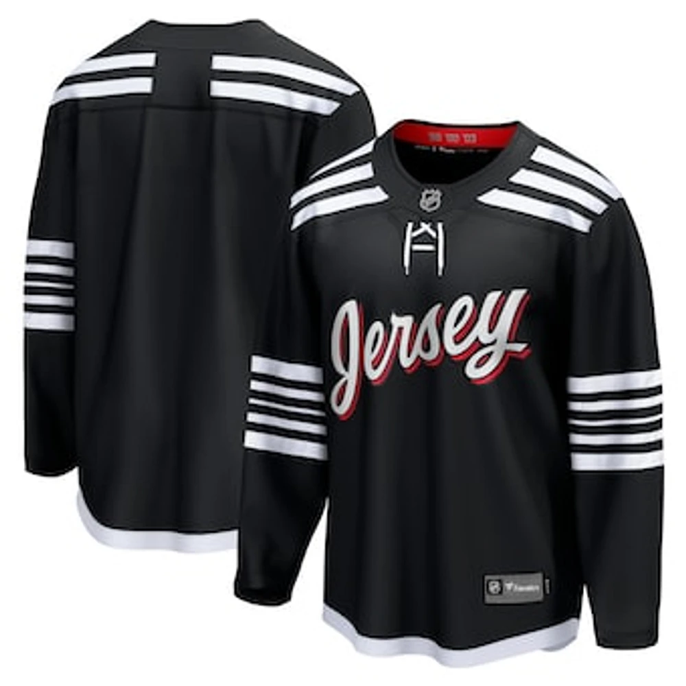 Men's Fanatics Black New Jersey Devils Alternate Premier Breakaway Team