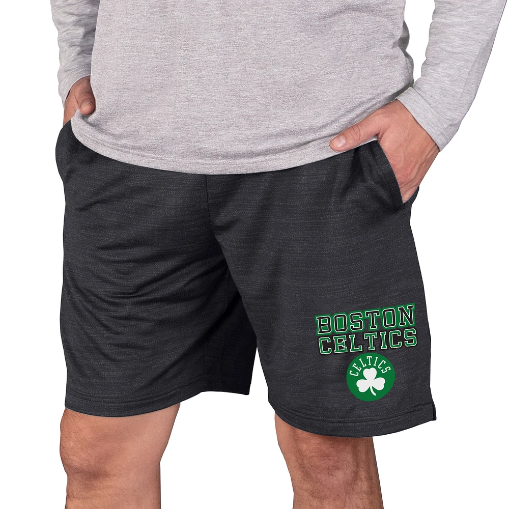Men's Concepts Sport Charcoal Boston Celtics Bullseye Knit Jam Shorts