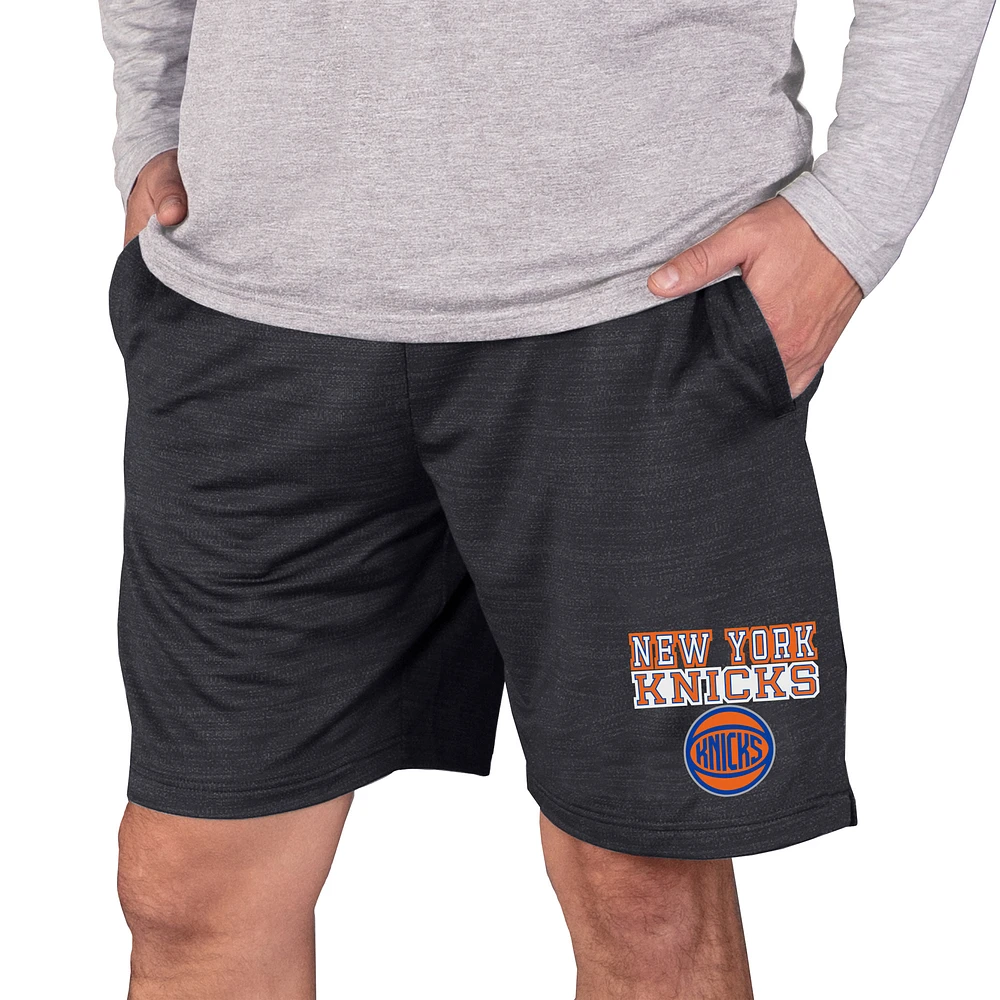 Men's Concepts Sport Charcoal New York Knicks Bullseye Knit Jam Shorts