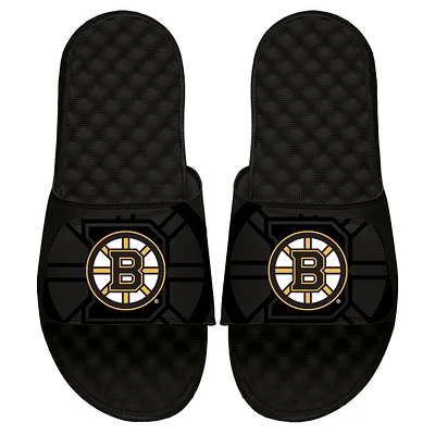 Youth ISlide Black Boston Bruins OT Slide Sandals