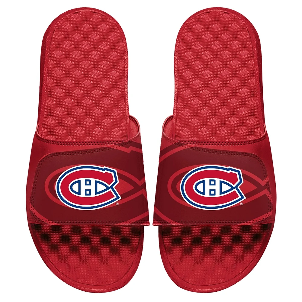 Youth ISlide Red Montreal Canadiens OT Slide Sandals