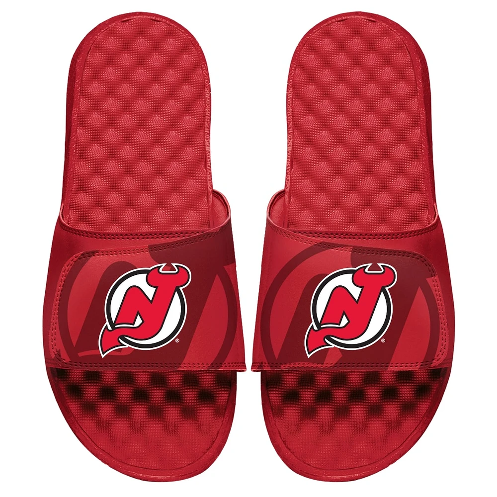 Youth ISlide Red New Jersey Devils OT Slide Sandals