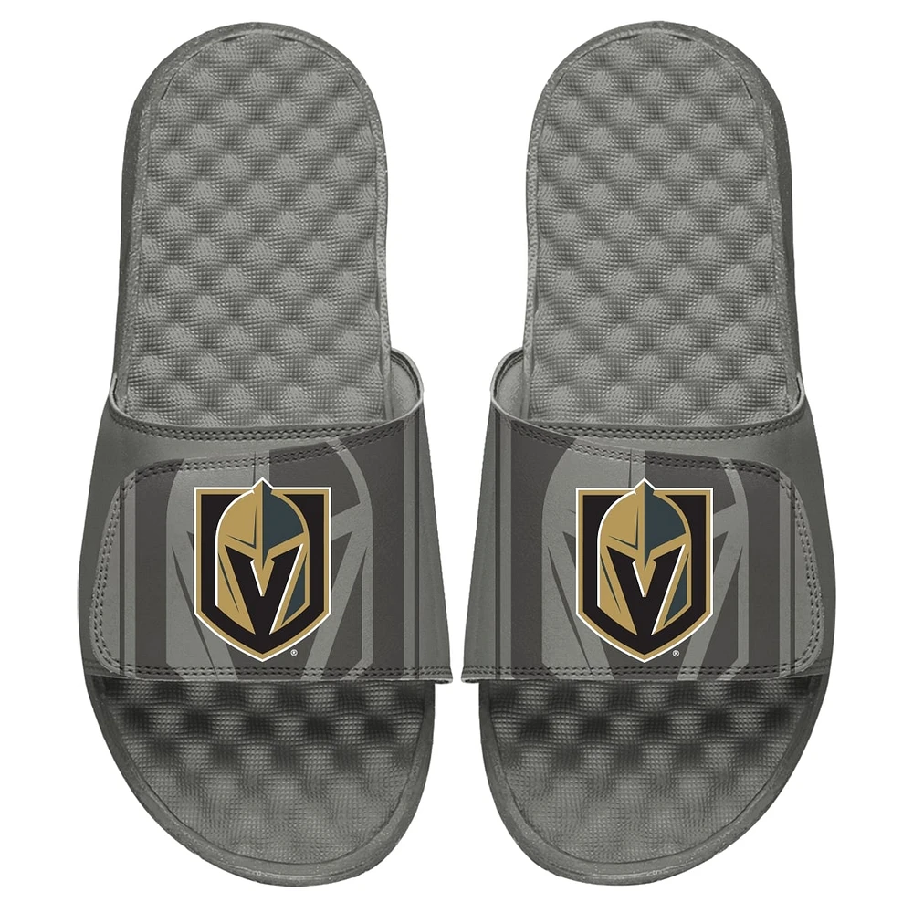 Youth ISlide Gray Vegas Golden Knights OT Slide Sandals