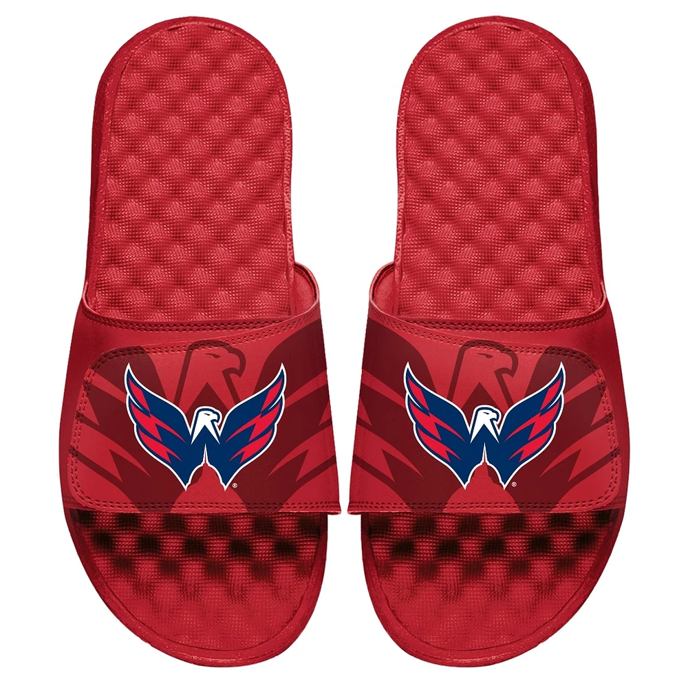 Youth ISlide Red Washington Capitals OT Slide Sandals