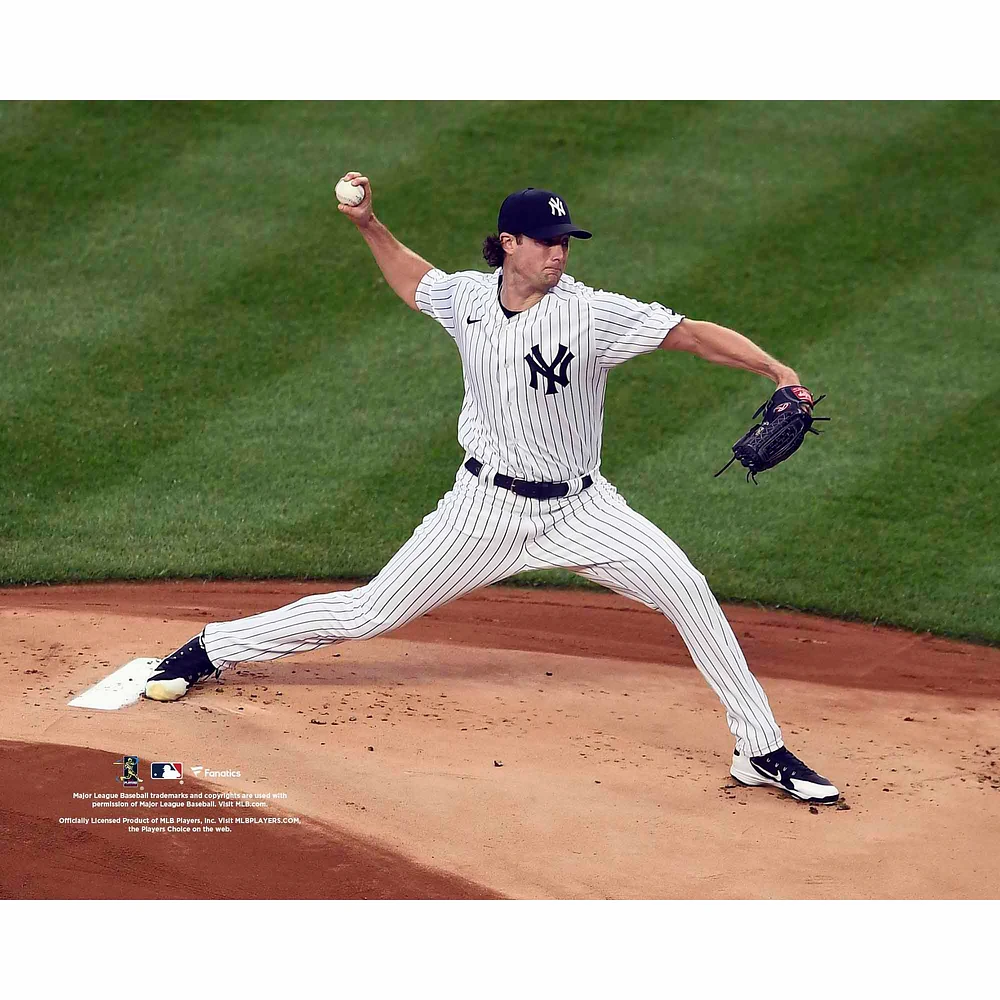 Gerrit Cole New York Yankees Unsigned Pitching vs. Philadelphia Phillies Photograph