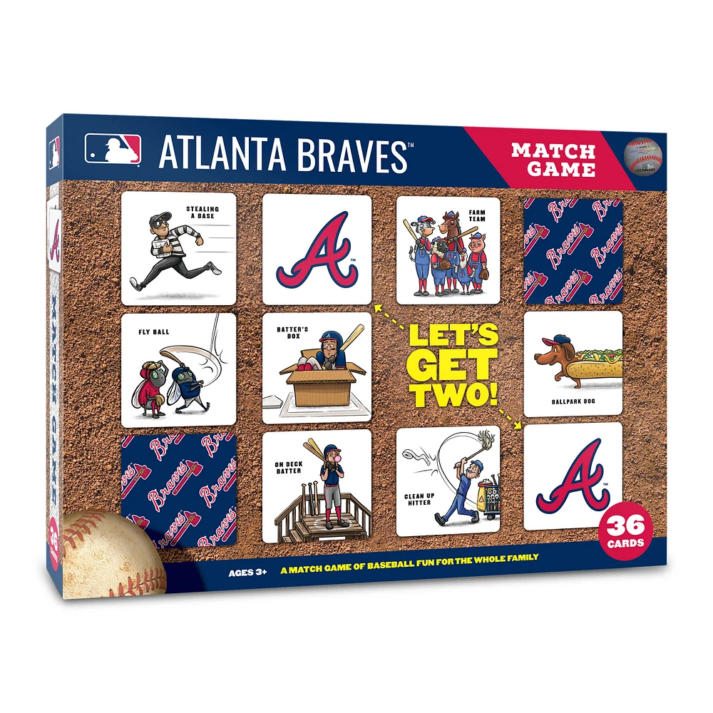 Atlanta Braves Licensed Memory Match Game