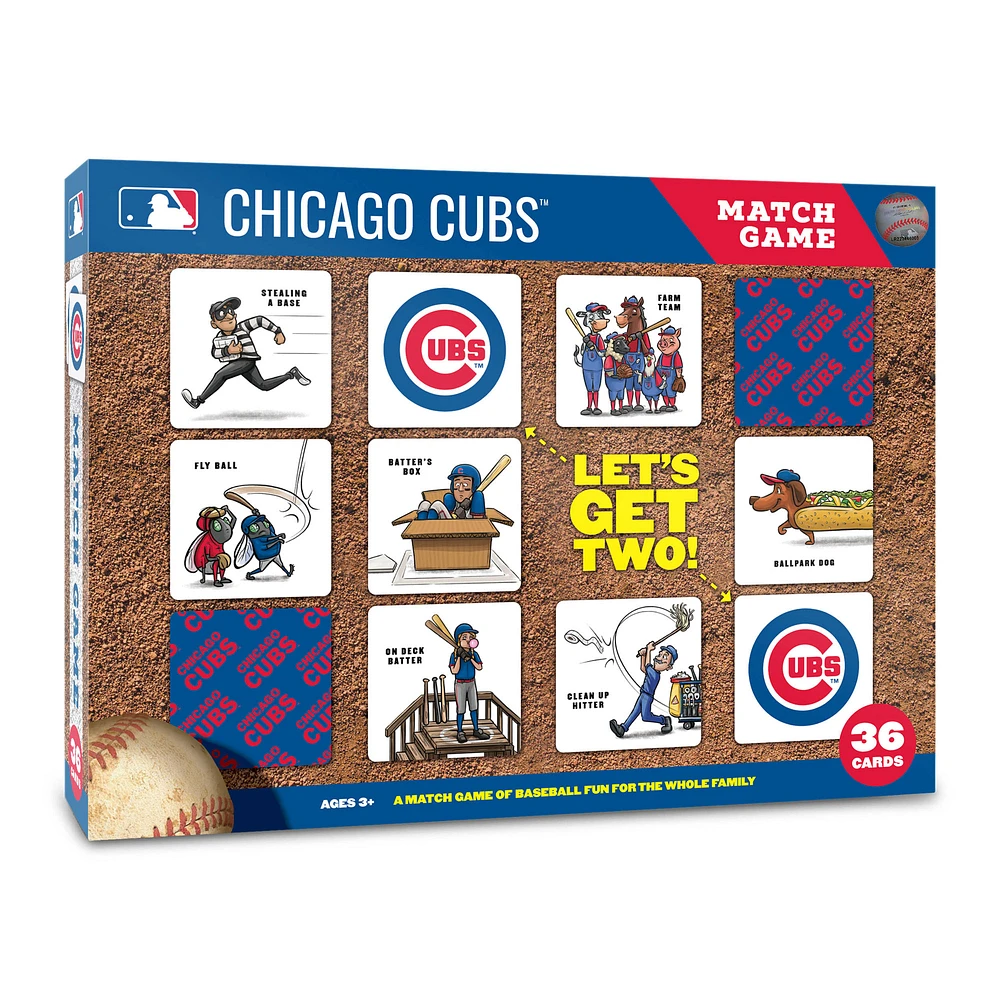 Chicago Cubs Licensed Memory Match Game