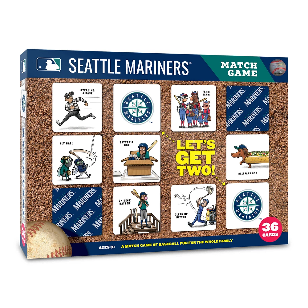 Seattle Mariners Licensed Memory Match Game