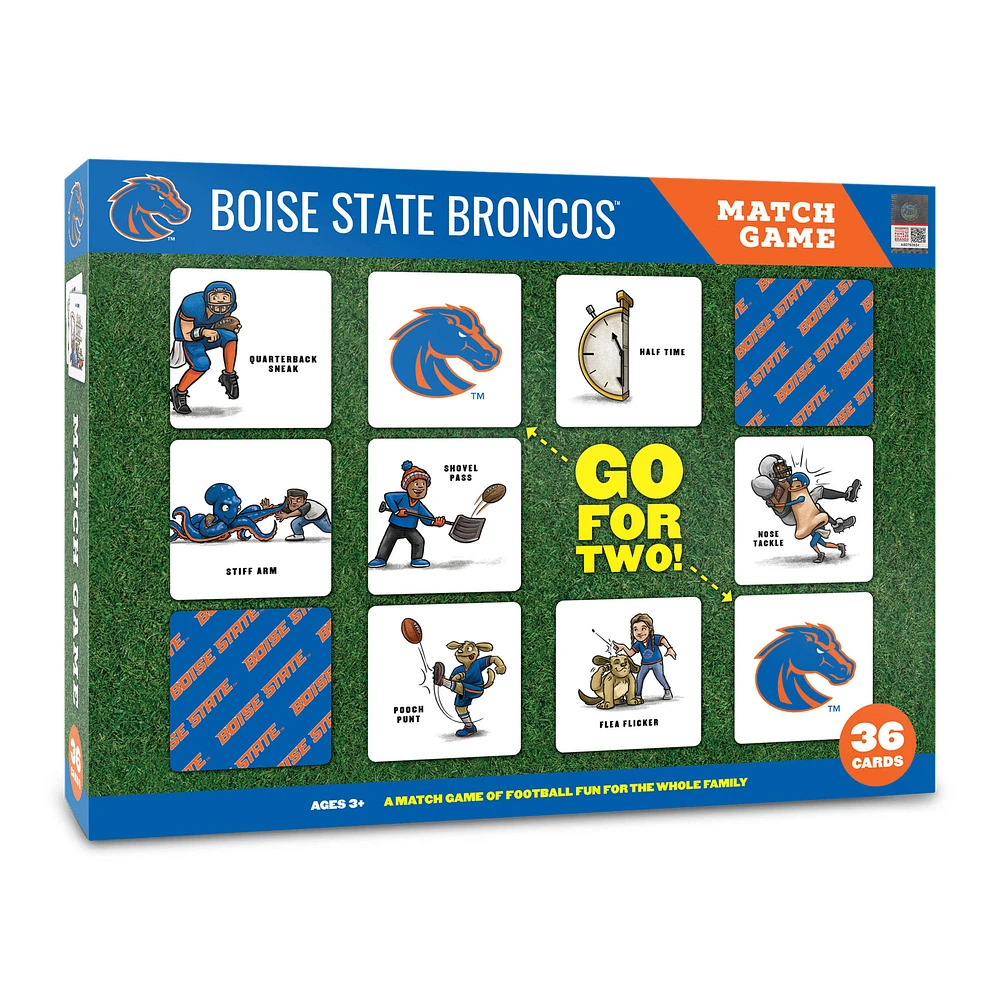 Boise State Broncos Licensed Memory Match Game