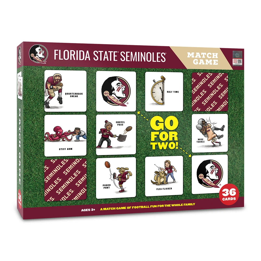 Florida State Seminoles Licensed Memory Match Game