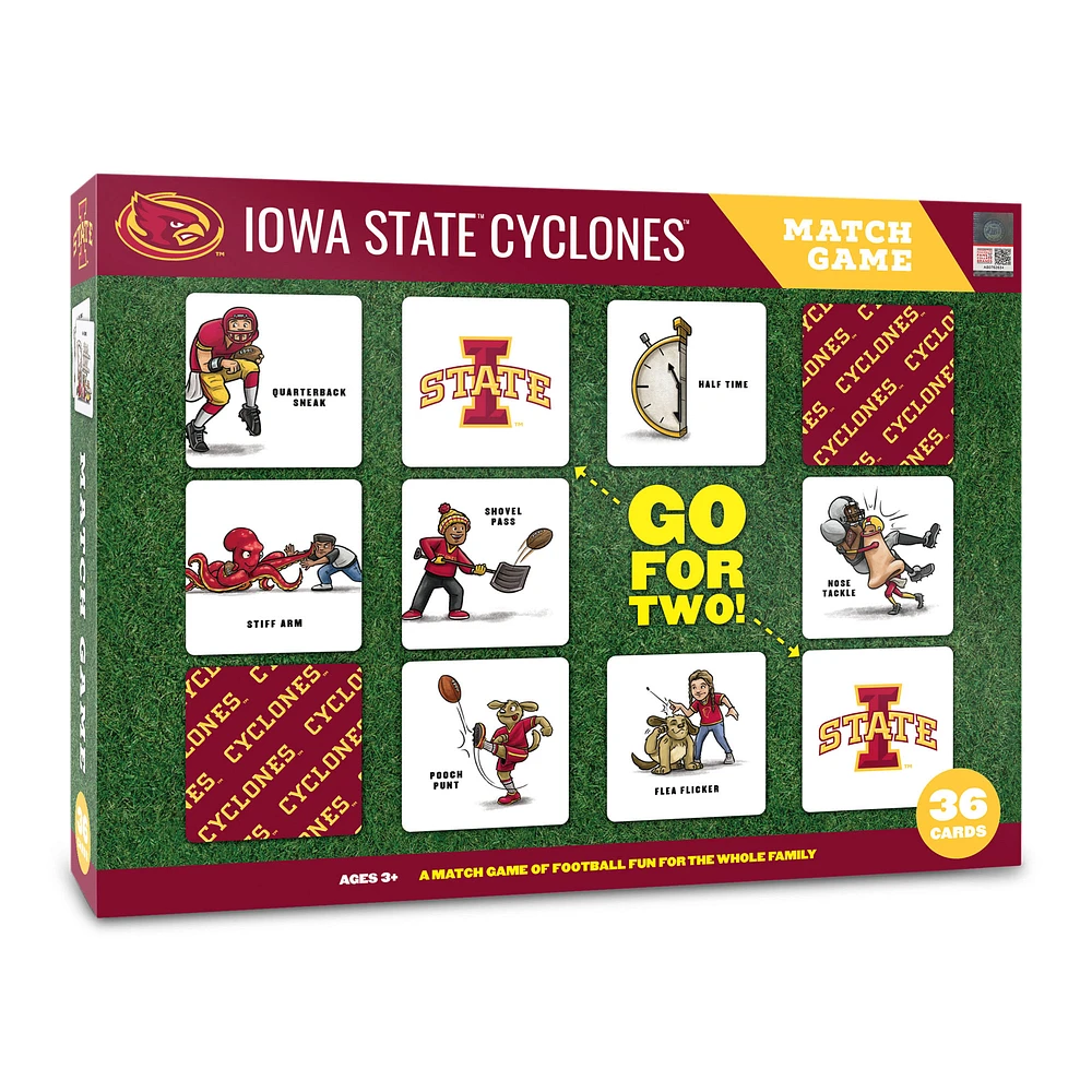Iowa State Cyclones Licensed Memory Match Game