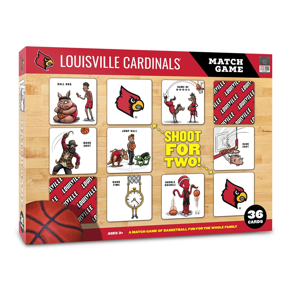 Louisville Cardinals Licensed Memory Match Game
