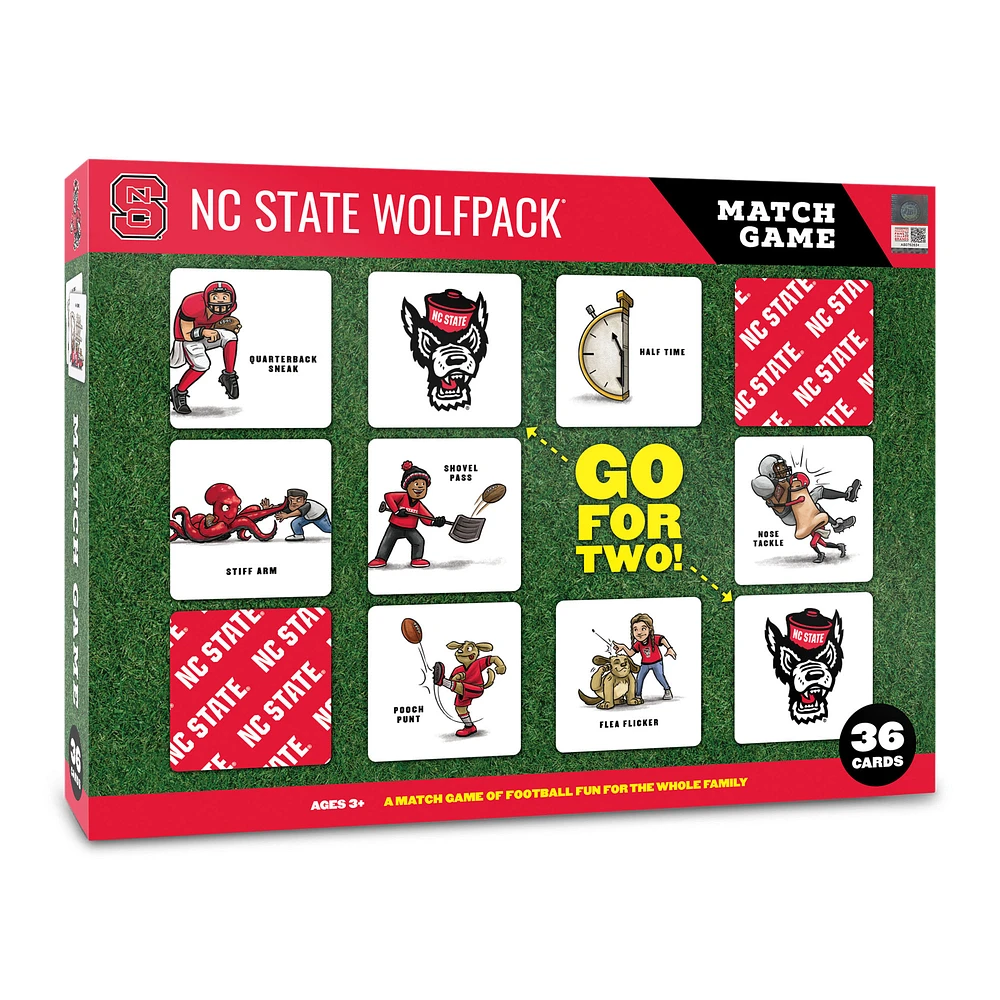 NC State Wolfpack Licensed Memory Match Game