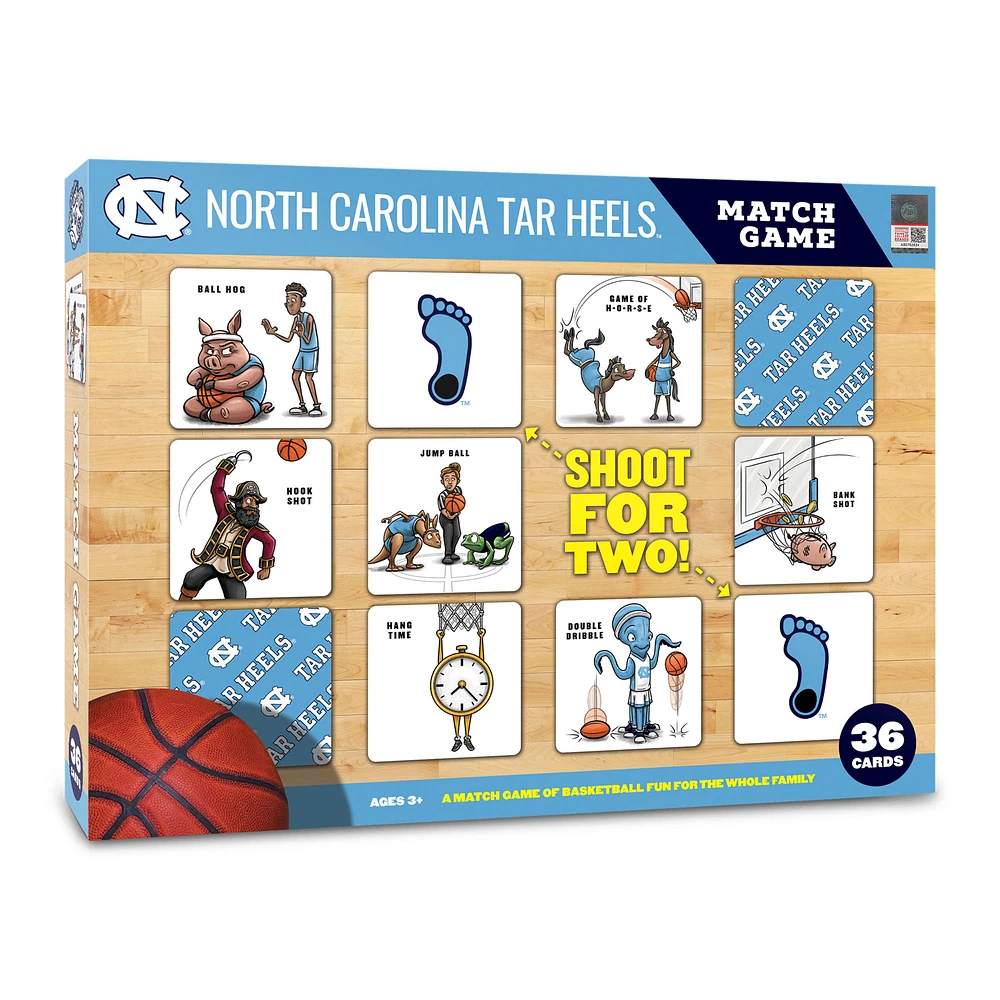 North Carolina Tar Heels Licensed Memory Match Game