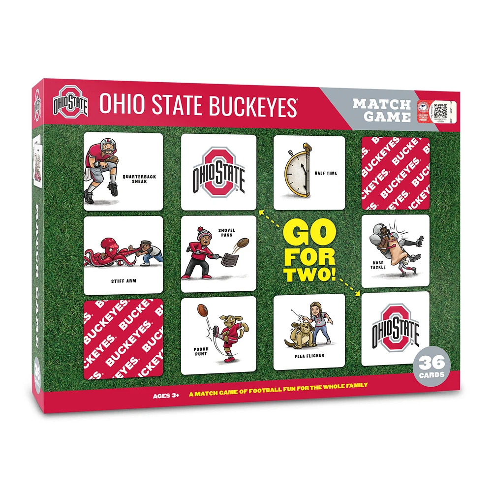 Ohio State Buckeyes Licensed Memory Match Game