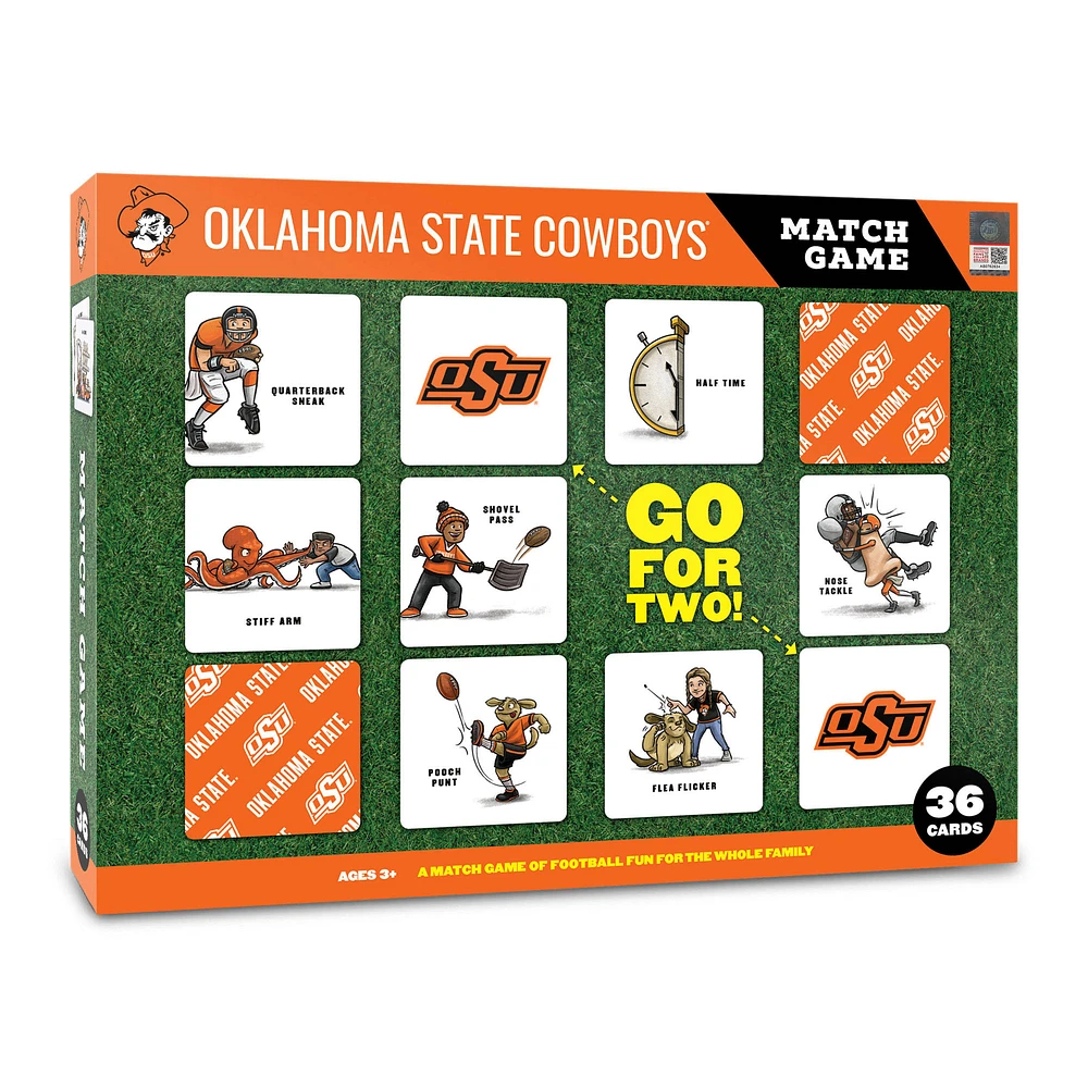 Oklahoma State Cowboys Licensed Memory Match Game