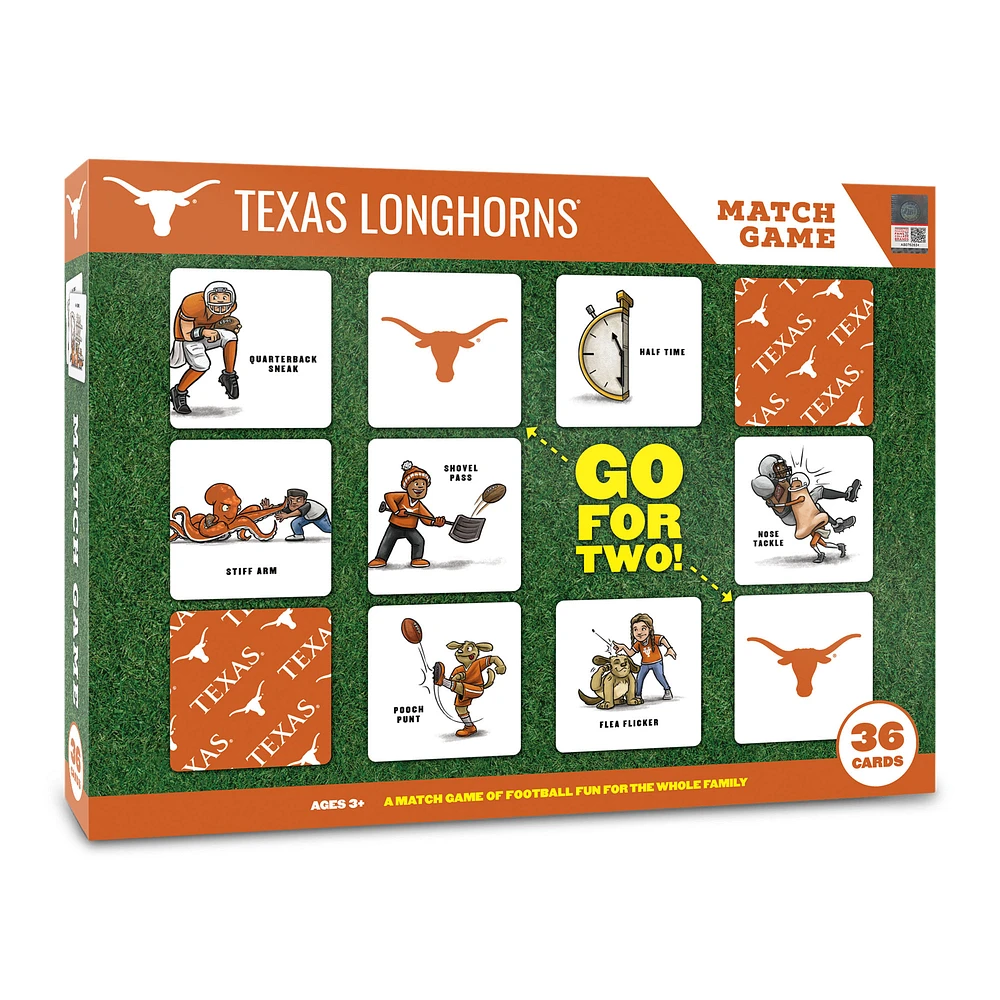 Texas Longhorns Licensed Memory Match Game