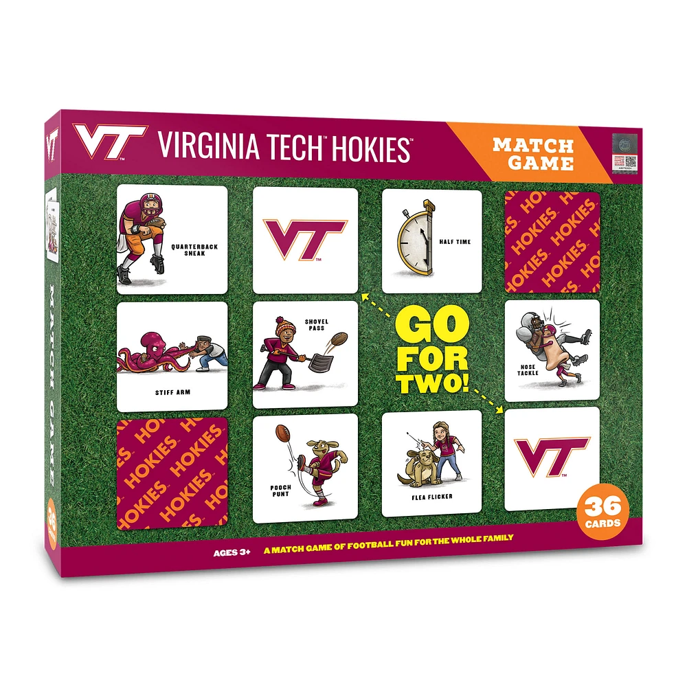Virginia Tech Hokies Licensed Memory Match Game
