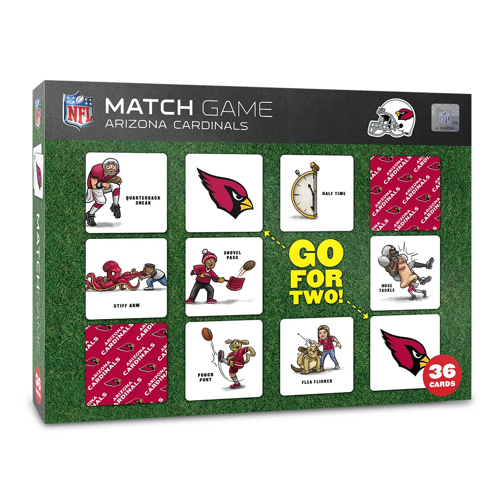 Arizona Cardinals Licensed Memory Match Game