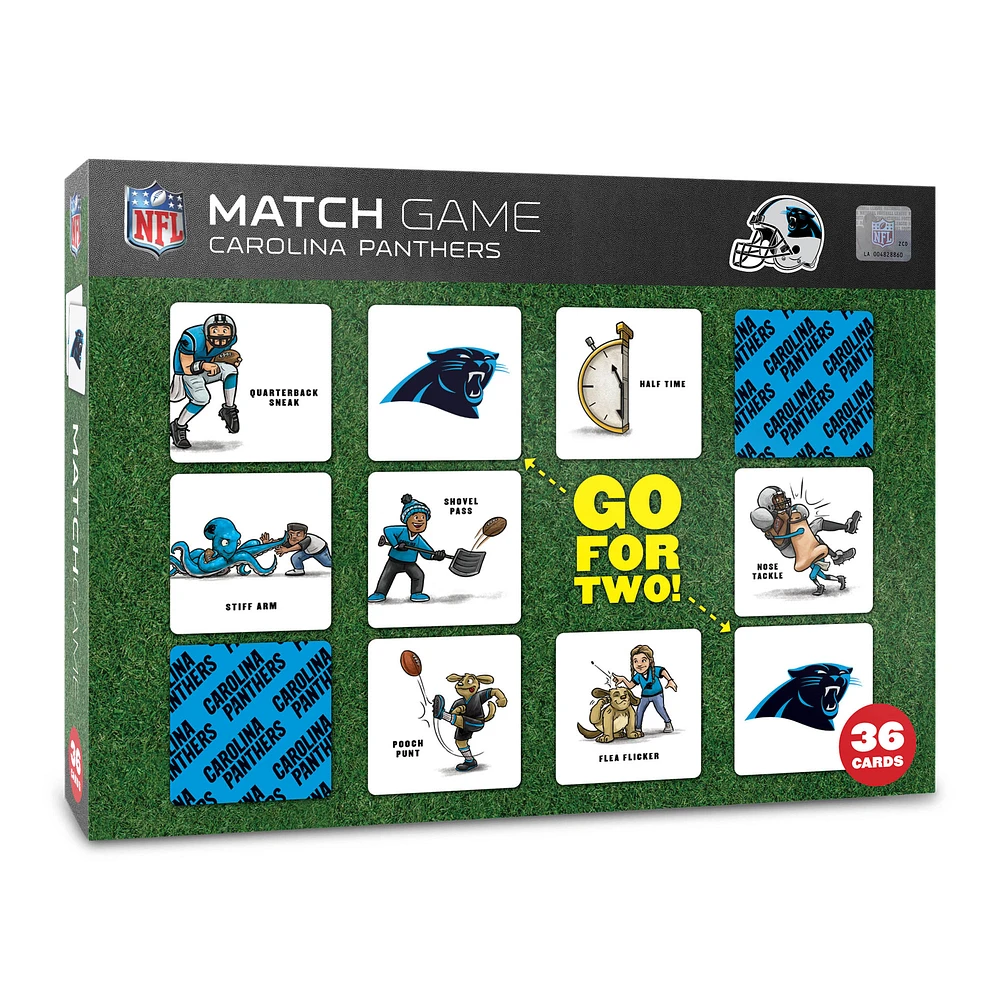 Carolina Panthers Licensed Memory Match Game