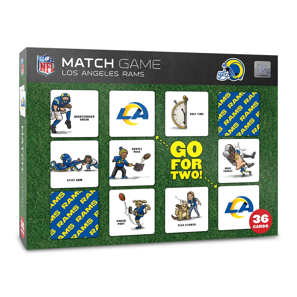 Los Angeles Rams Licensed Memory Match Game