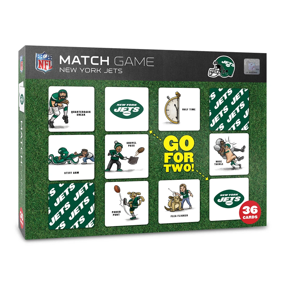 New York Jets Licensed Memory Match Game