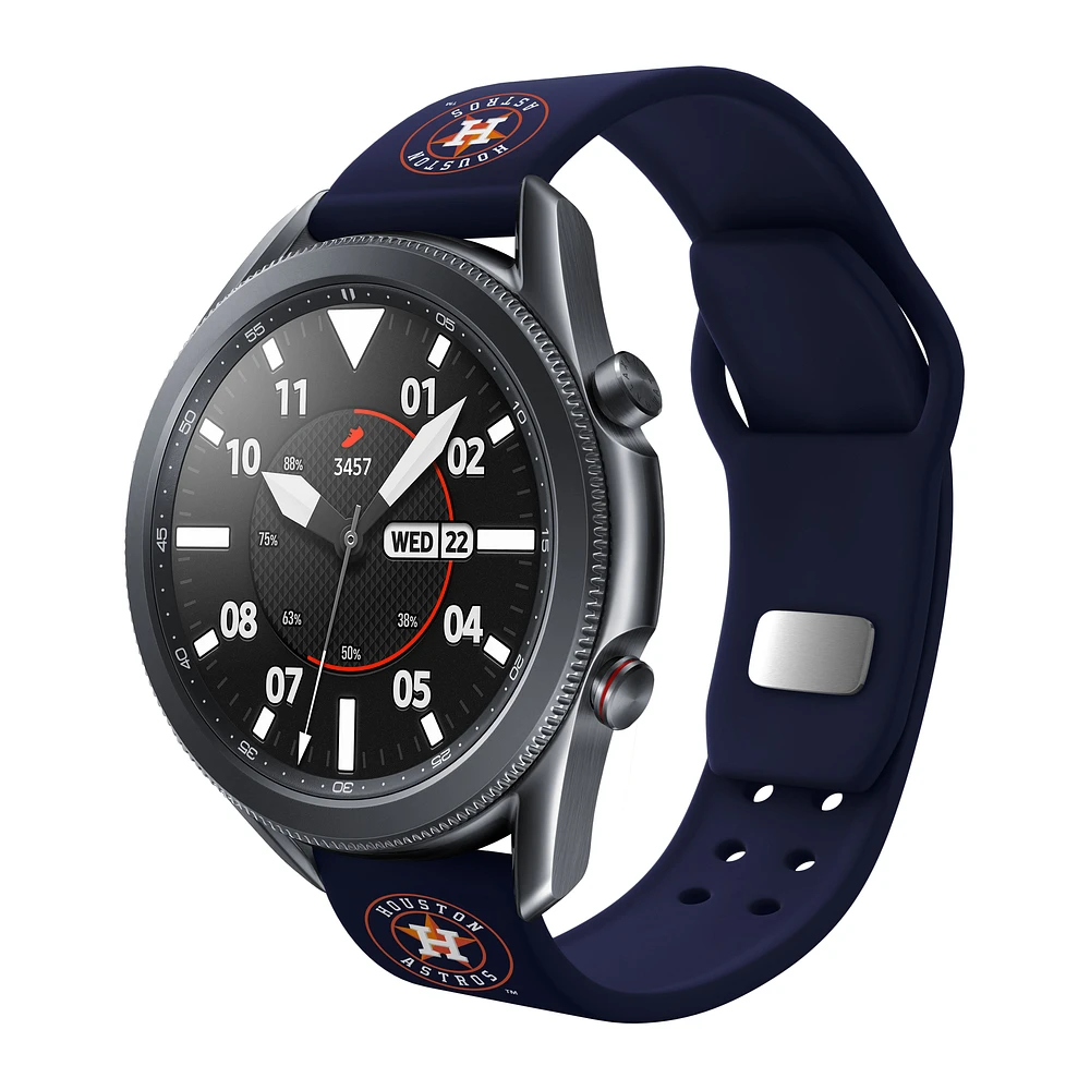 Navy Houston Astros 20mm Samsung Compatible Watch Band