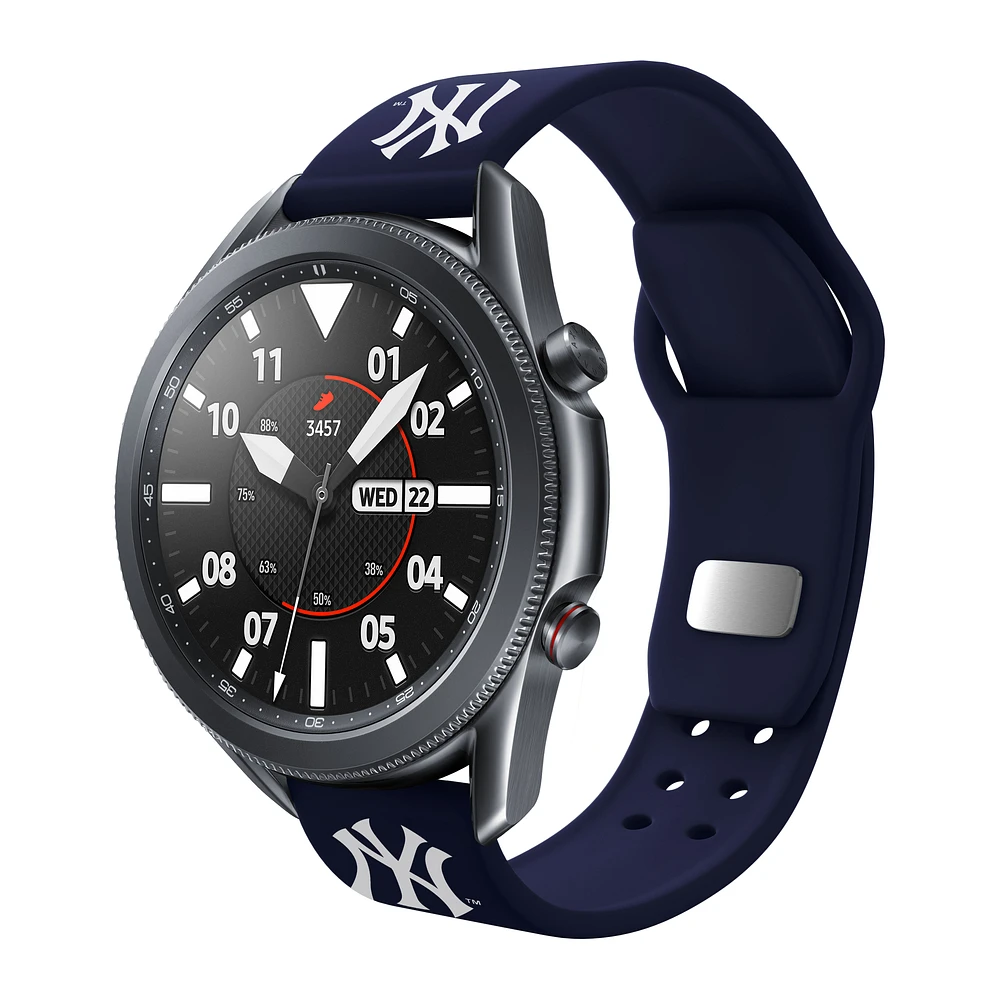 Navy New York Yankees 22mm Samsung Compatible Watch Band