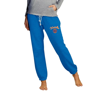 Women's Concepts Sport Royal New York Knicks Mainstream Knit Jogger Pants